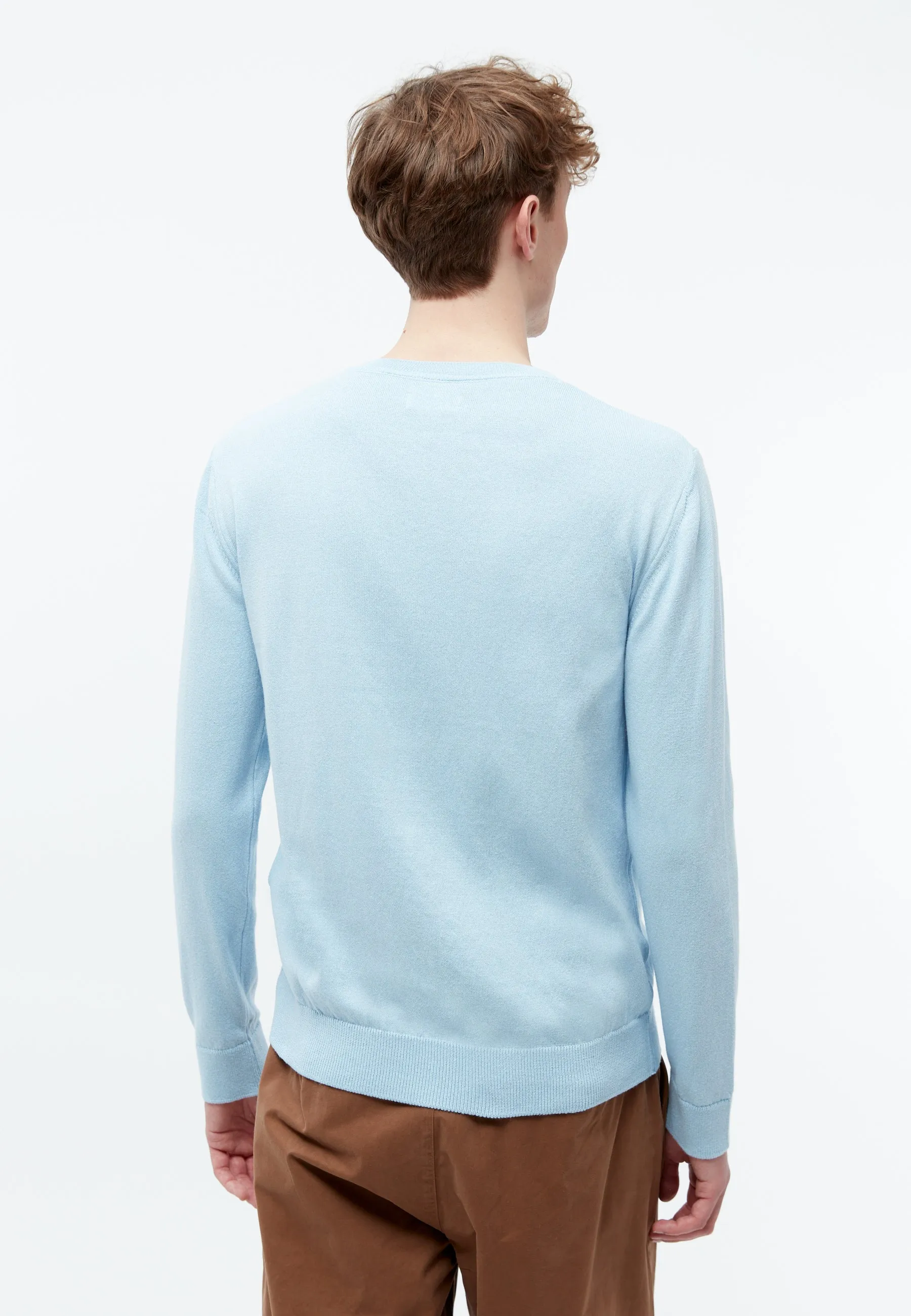 Knitted Sweater GBCOSMO Made From Organic Cotton - Ice Blue Givn Berlin