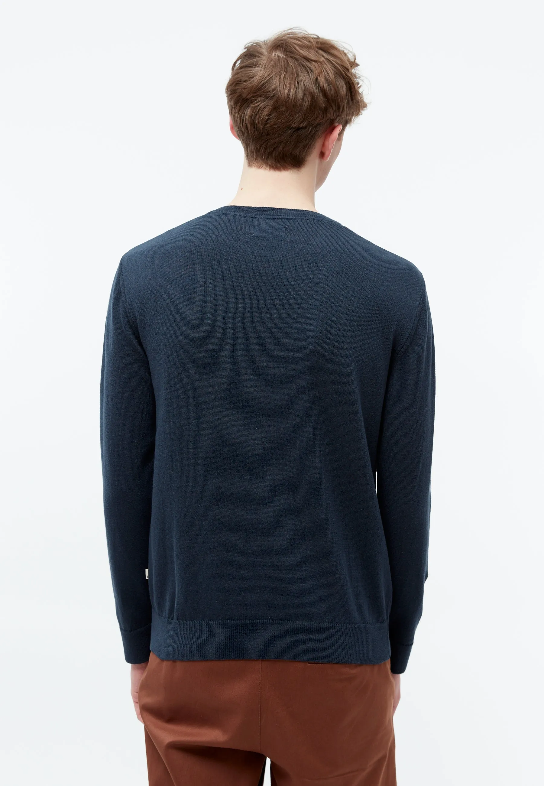 Knitted Sweater GBCOSMO Made From Organic Cotton - Midnight Blue Givn Berlin