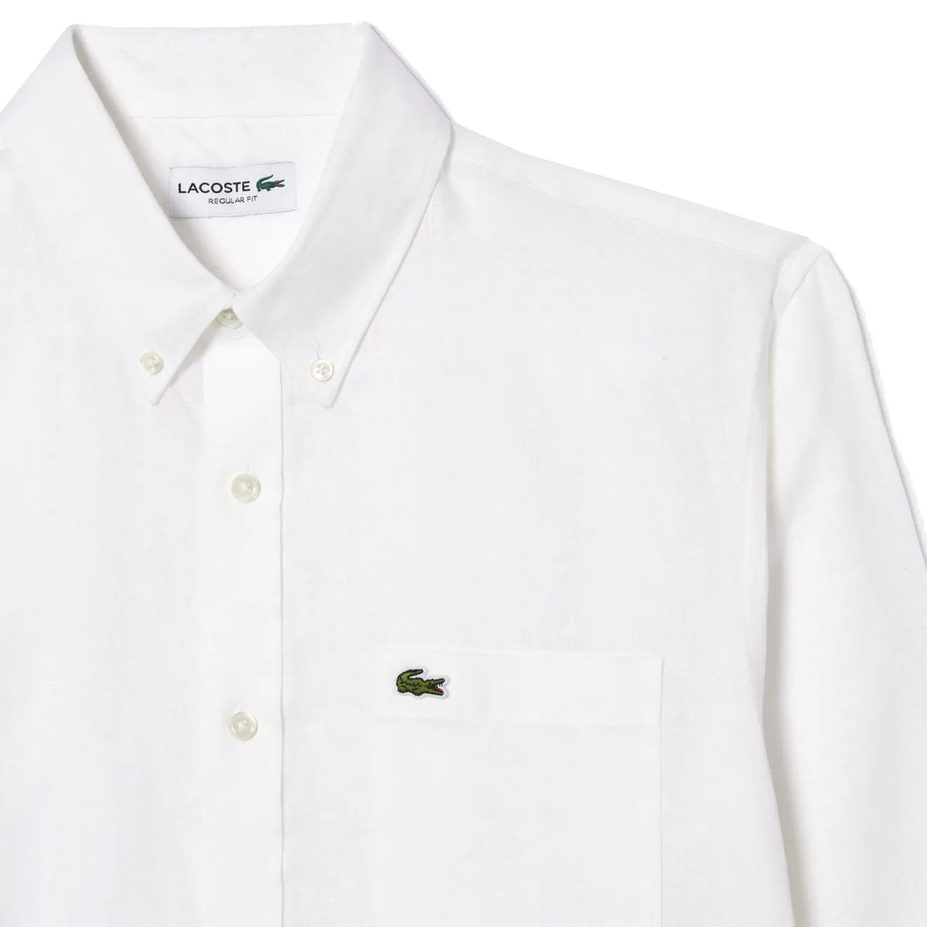 Lacoste Linen Shirt White