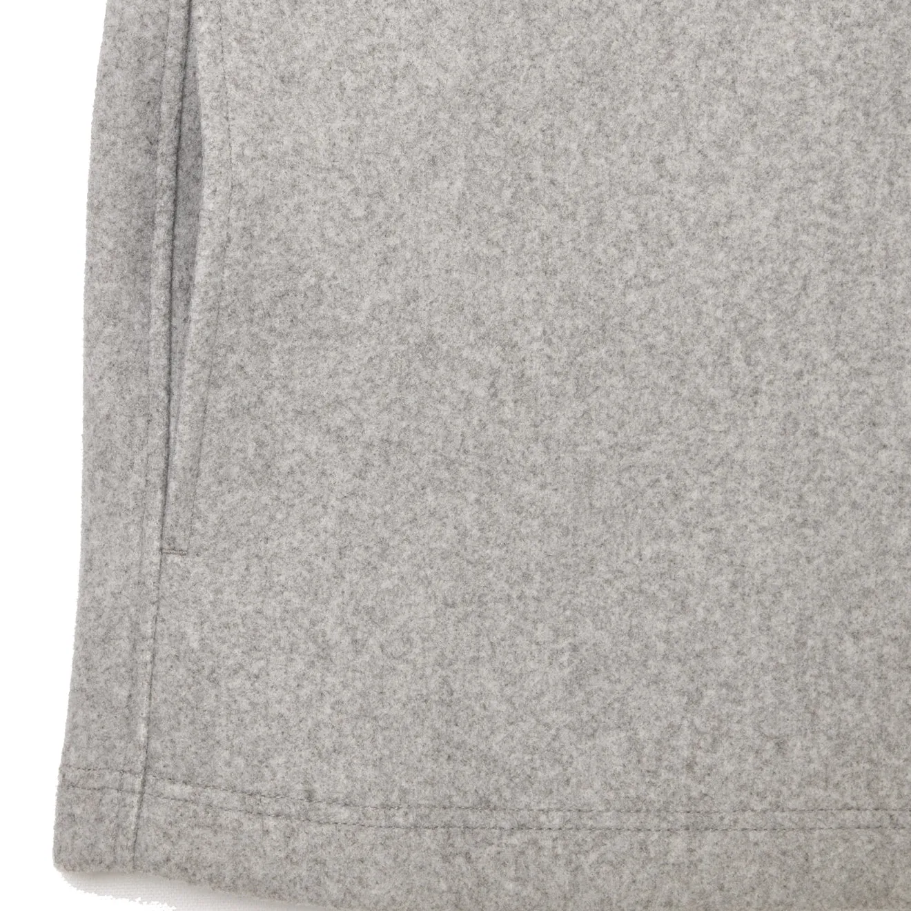 Lacoste Oversized Flannel Overshirt Grey Chine