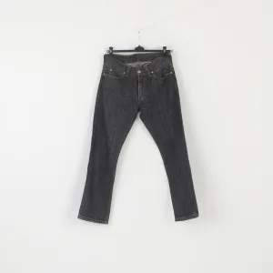 Levi's 506 Mwn 32 Jeans Trousers Navy Gray Vintage Riveted Vintage Denim Pants