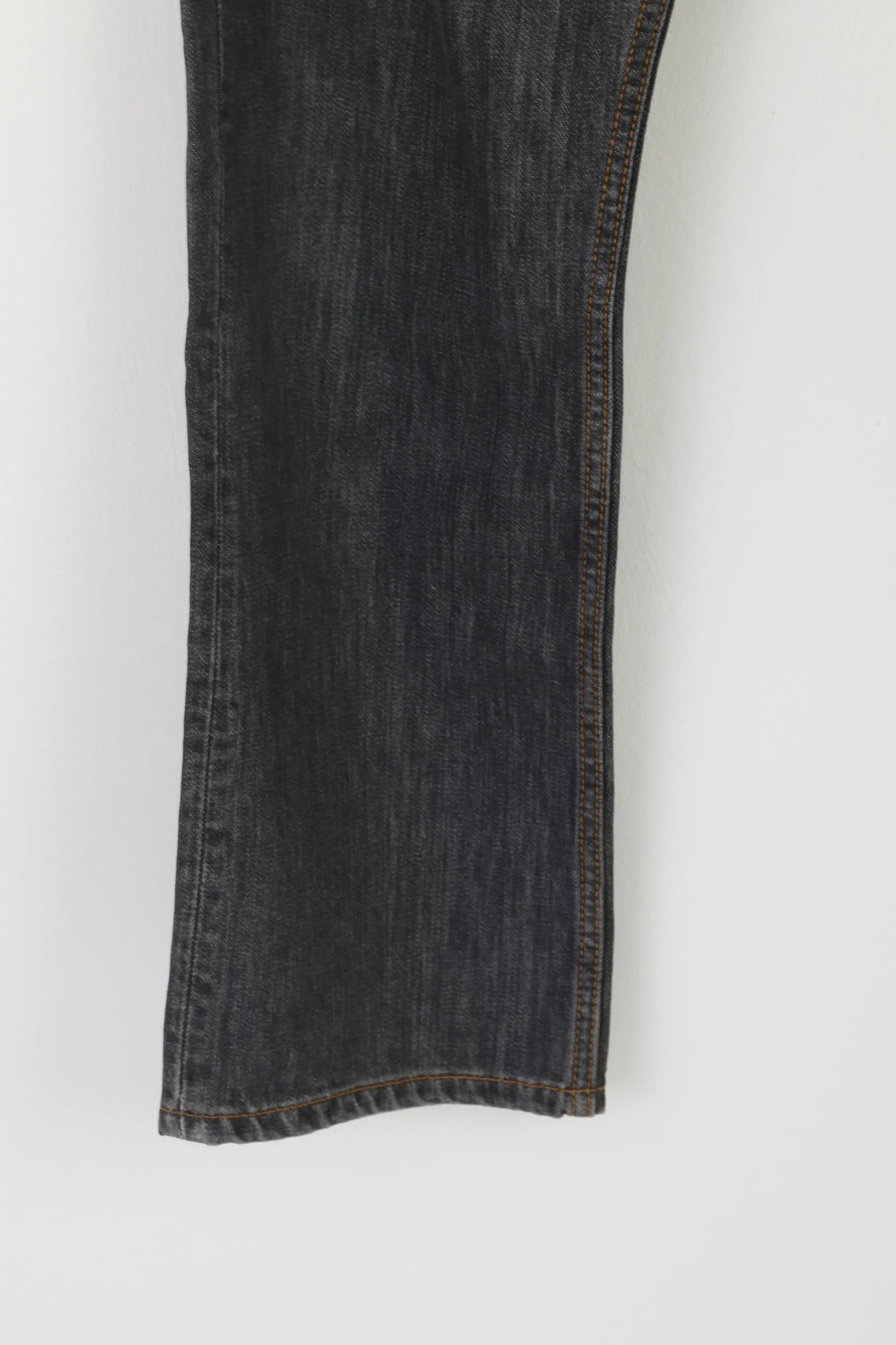 Levi's 506 Mwn 32 Jeans Trousers Navy Gray Vintage Riveted Vintage Denim Pants