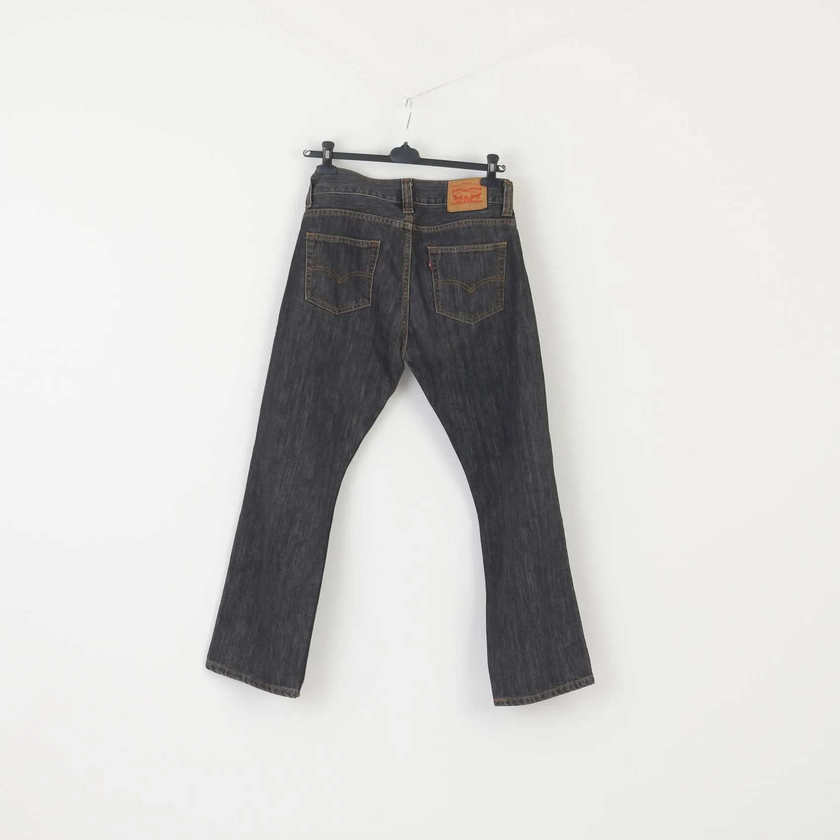 Levi's 506 Mwn 32 Jeans Trousers Navy Gray Vintage Riveted Vintage Denim Pants