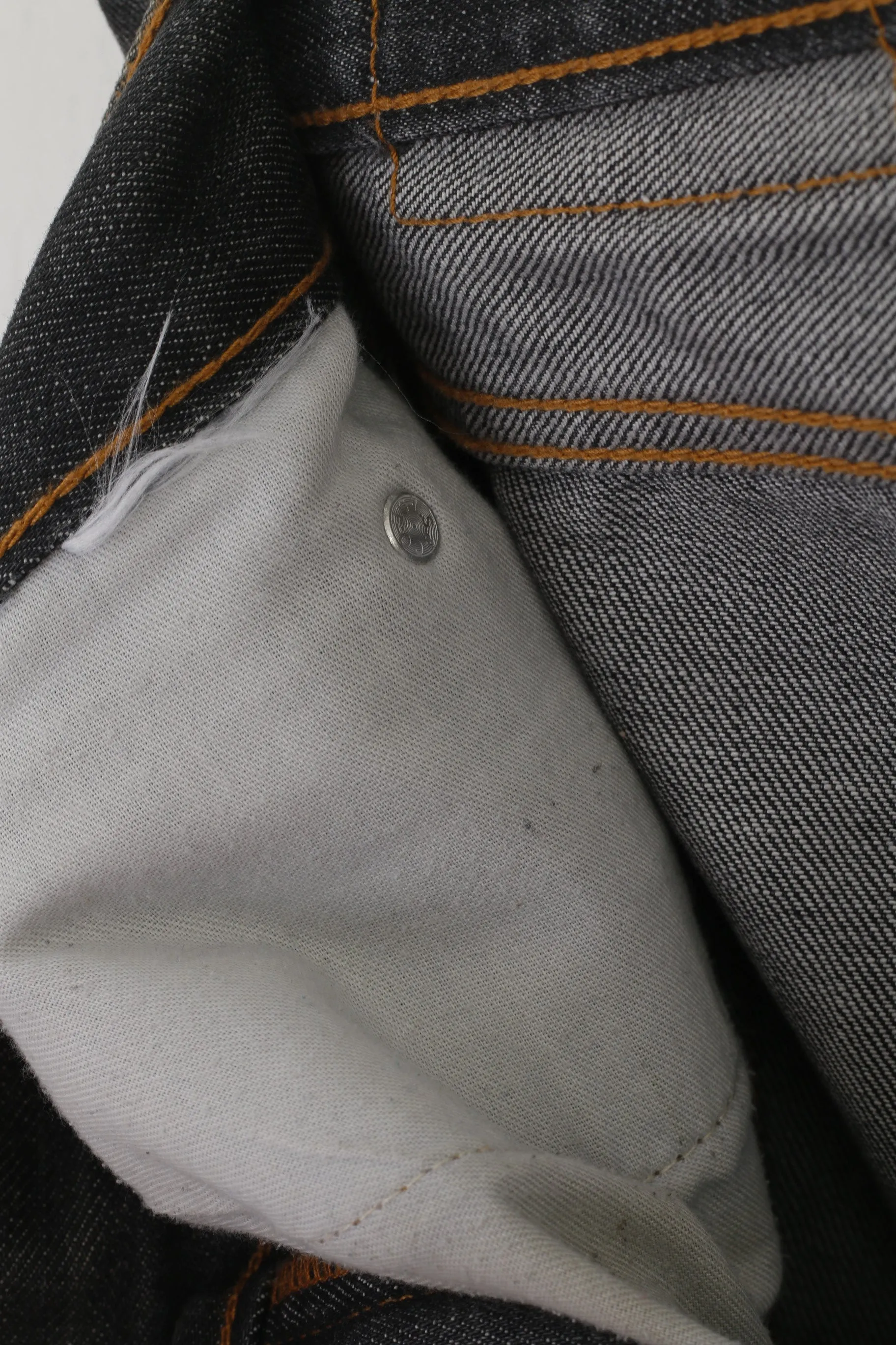 Levi's 506 Mwn 32 Jeans Trousers Navy Gray Vintage Riveted Vintage Denim Pants