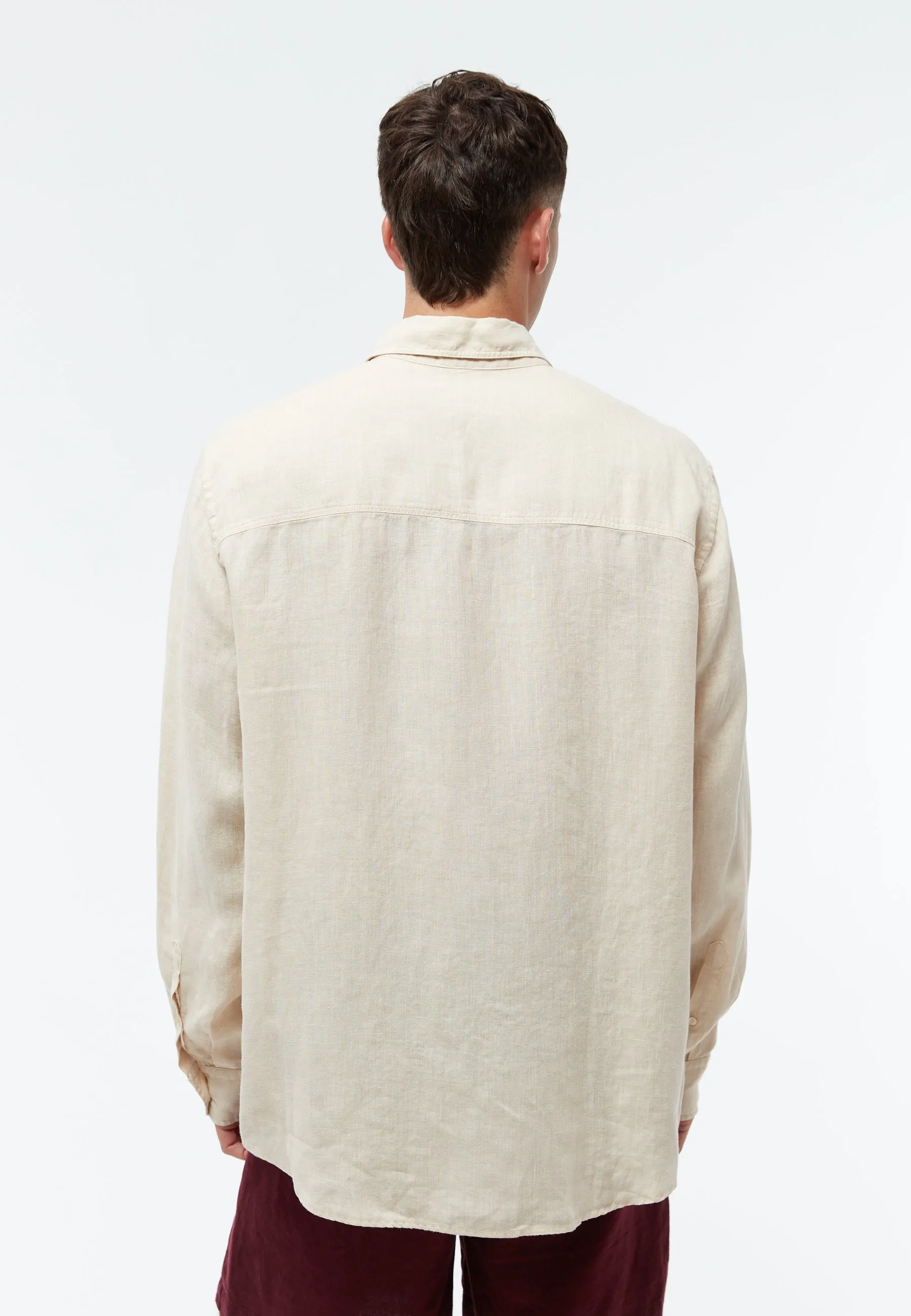 Linen shirt GBJOHN relaxed - Beige (Linen) Givn Berlin