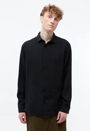 Linen shirt GBJOHN relaxed - Black (Linen) Givn Berlin
