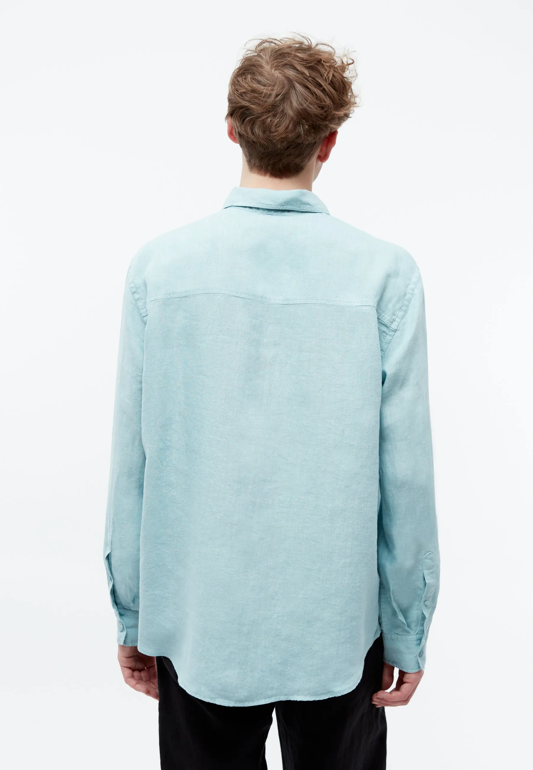Linen shirt GBJOHN relaxed - Irish Mint (Linen) Givn Berlin