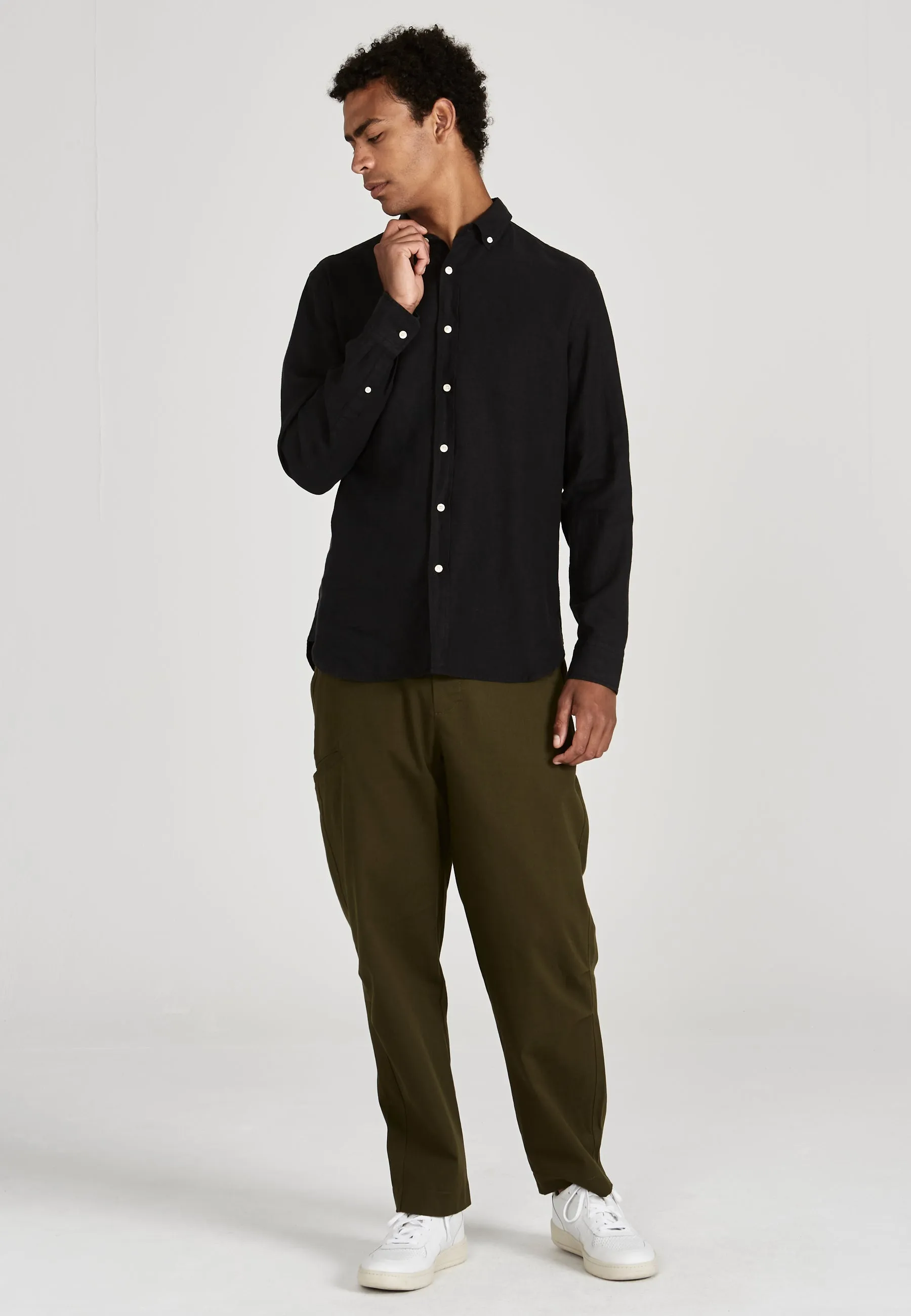 Linen shirt YVES - Black (Linen) Givn Berlin