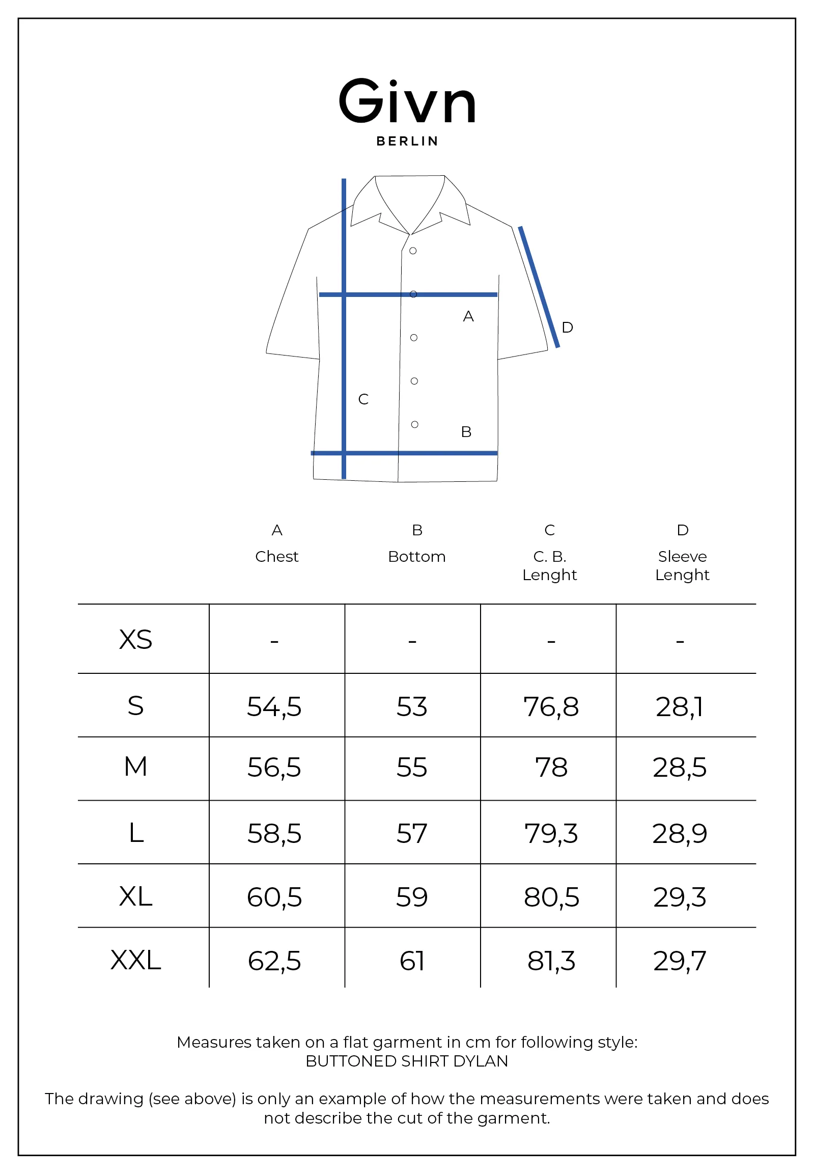 Linen short sleeve shirt DYLAN - Black (Linen) Givn Berlin