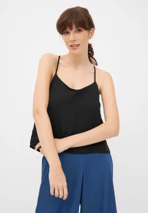 Linen Top JULIE - Black (Linen) Givn Berlin
