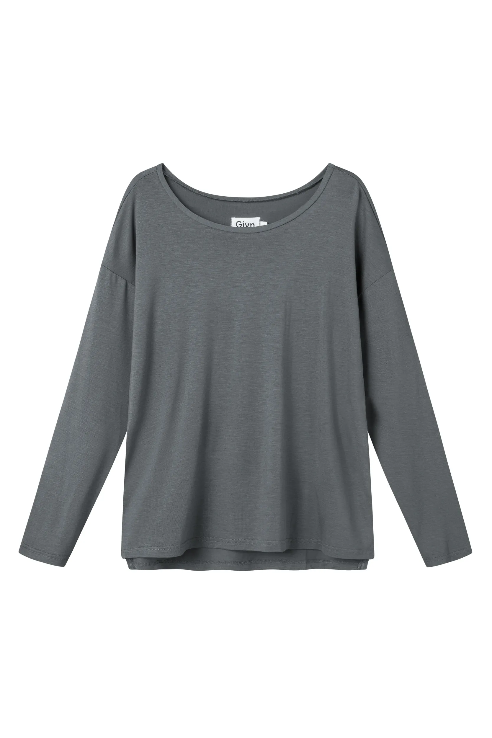 Long sleeve POLLY in TENCEL™ Lyocell - Shadow Grey (Tencel) Givn Berlin