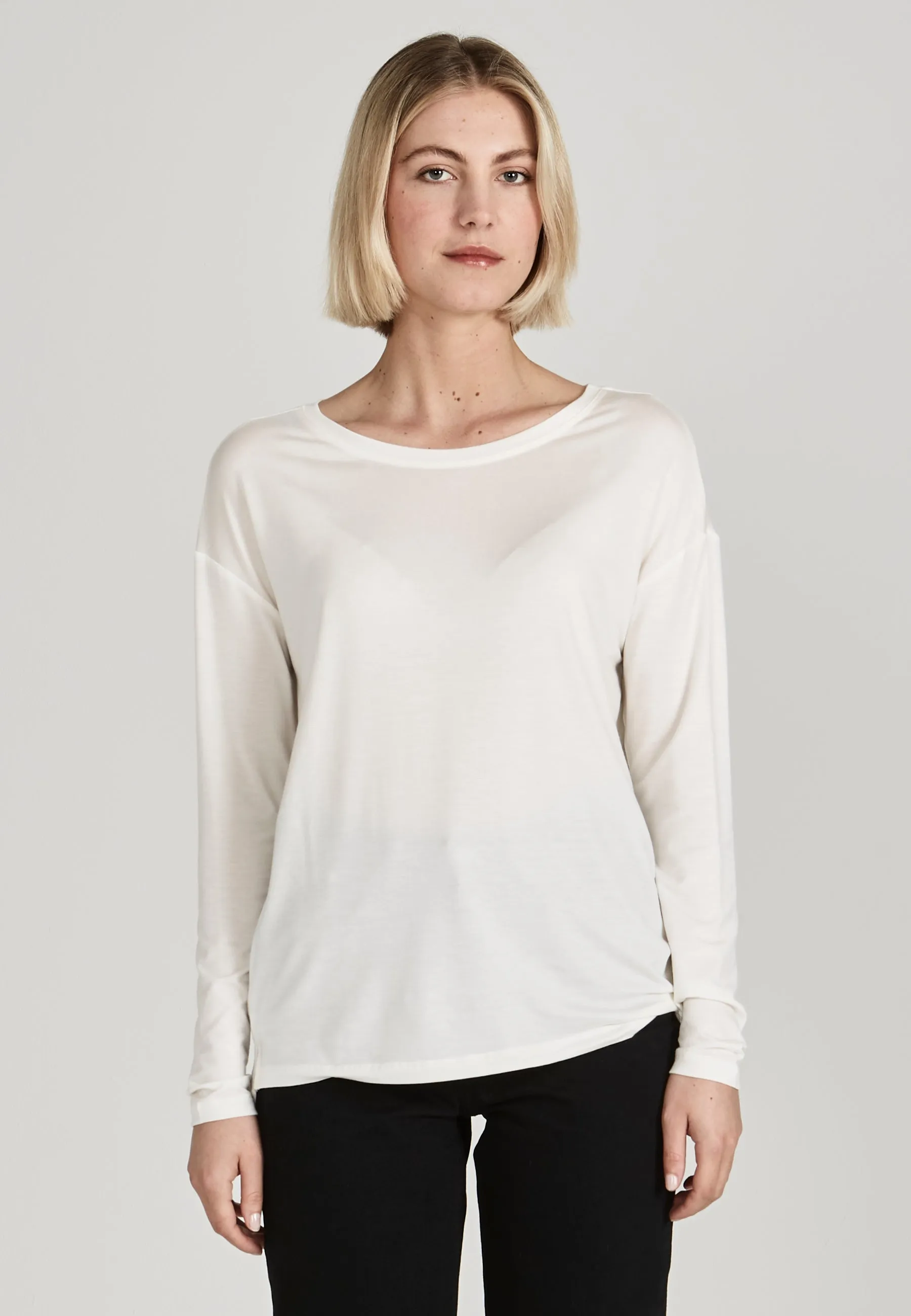 Long sleeve POLLY in TENCEL™ Lyocell - Undyed (Tencel) Givn Berlin