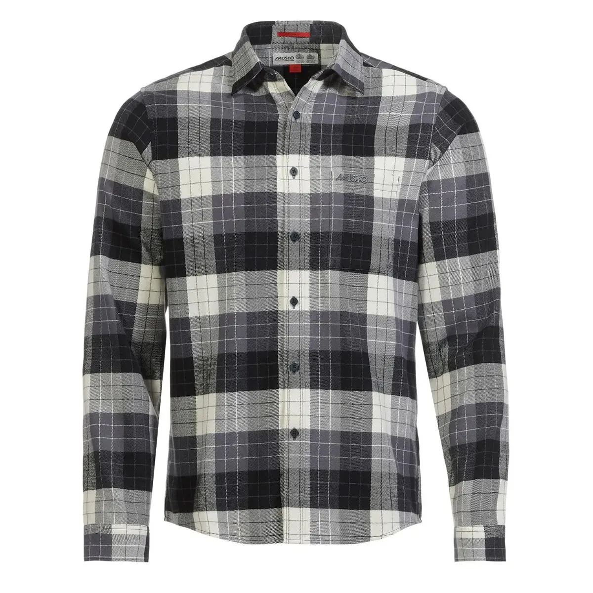 Musto Marina Plaid Long Sleeve Shirt Turbulence