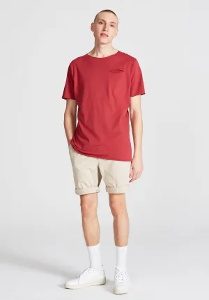 NEW FOUNDLAND organic cotton t-shirt - Brick Red Givn Berlin