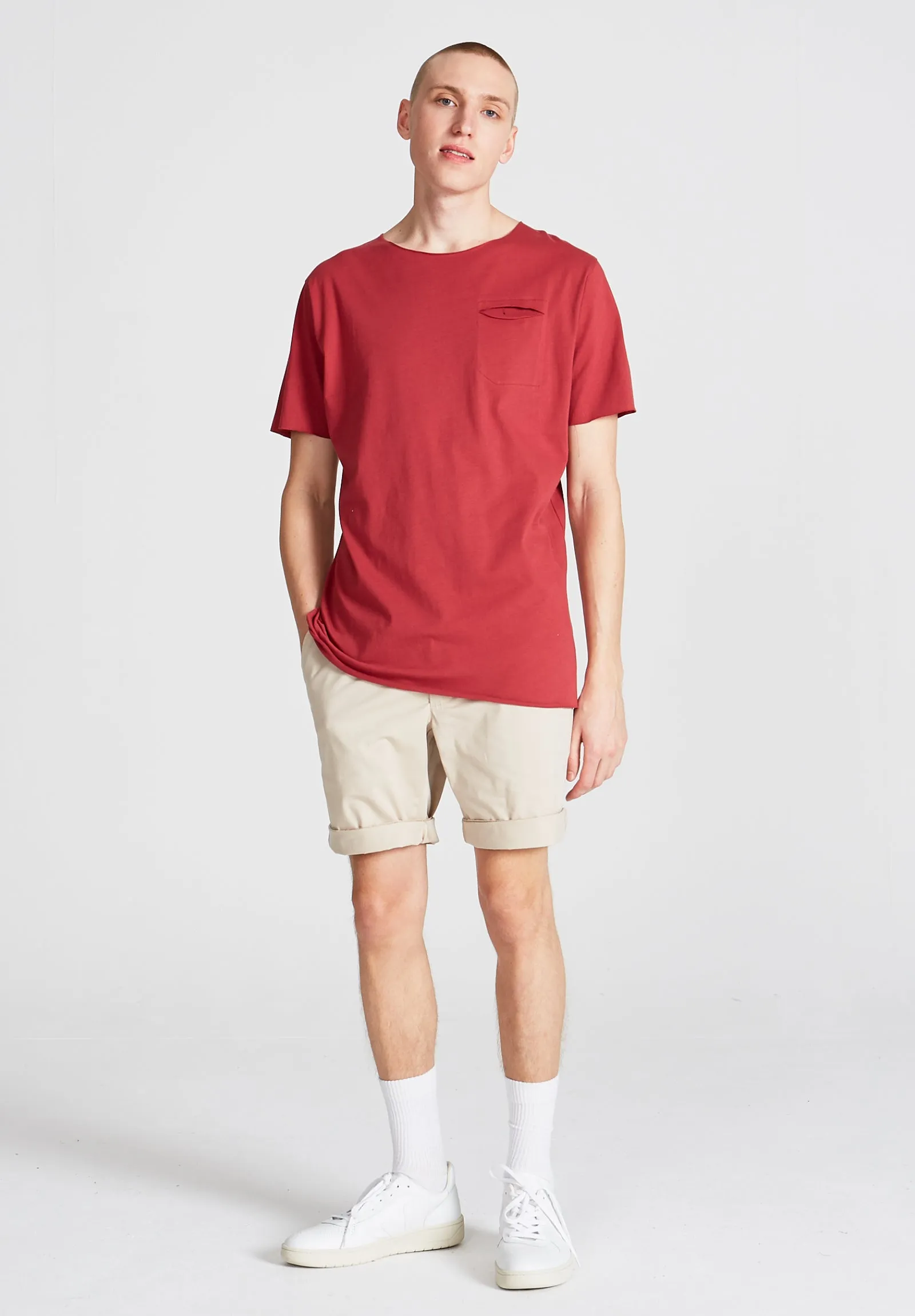 NEW FOUNDLAND organic cotton t-shirt - Brick Red Givn Berlin