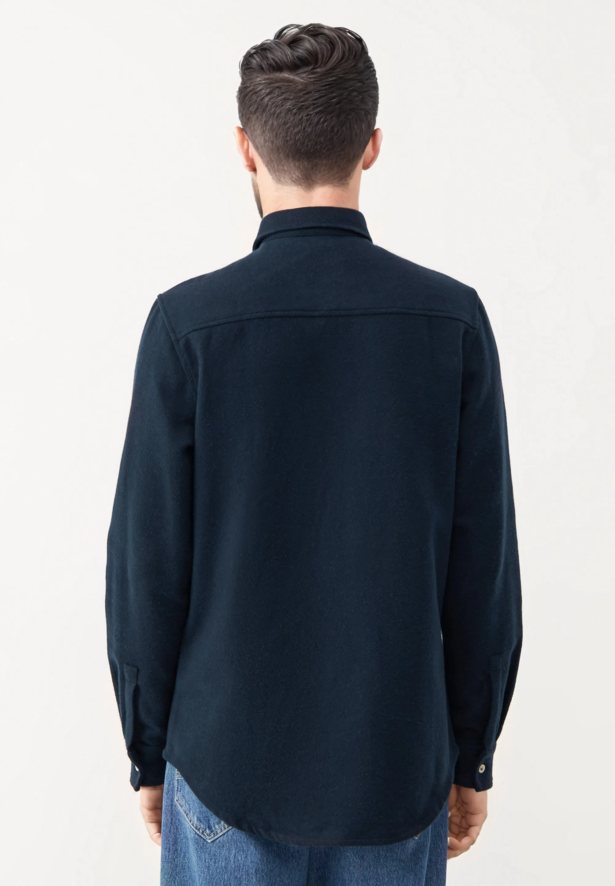 OLIVER shirt made from organic cotton - Midnight Blue Givn Berlin