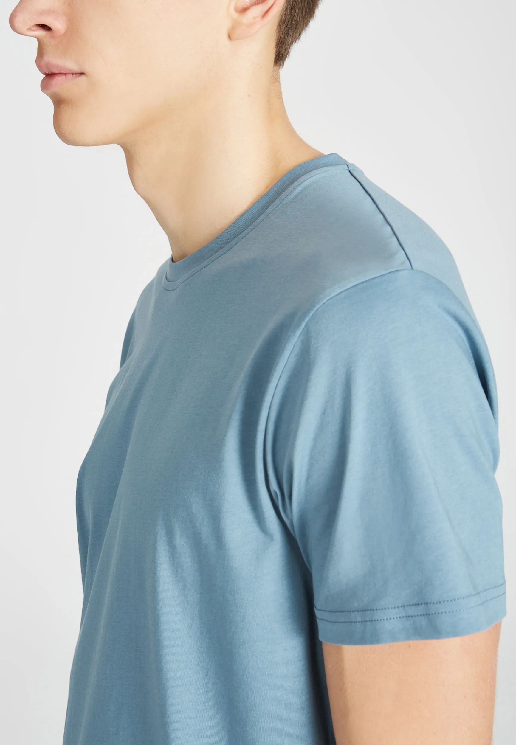 Organic Cotton COLBY T-Shirt - Arctic Blue Givn Berlin