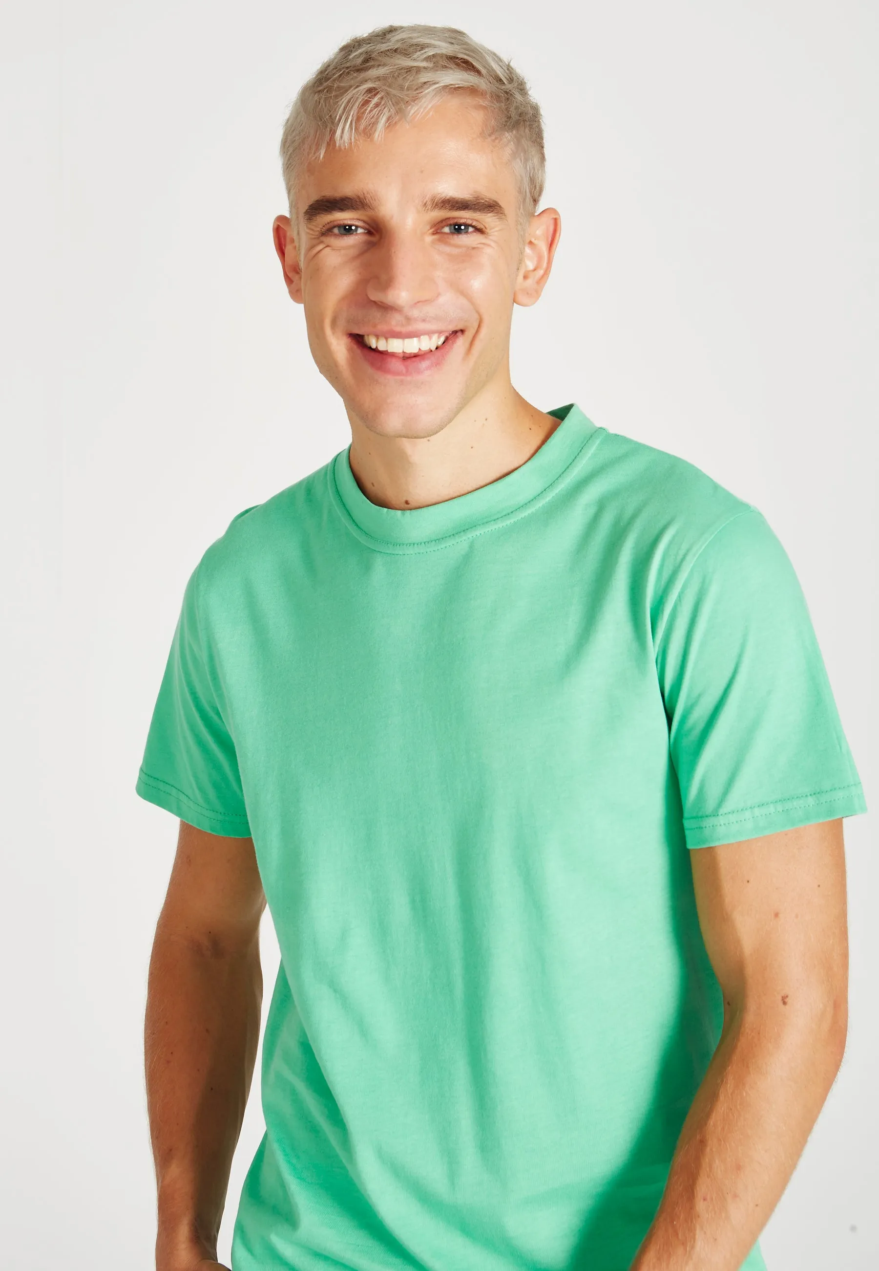 Organic Cotton COLBY T-Shirt - Light Green Givn Berlin