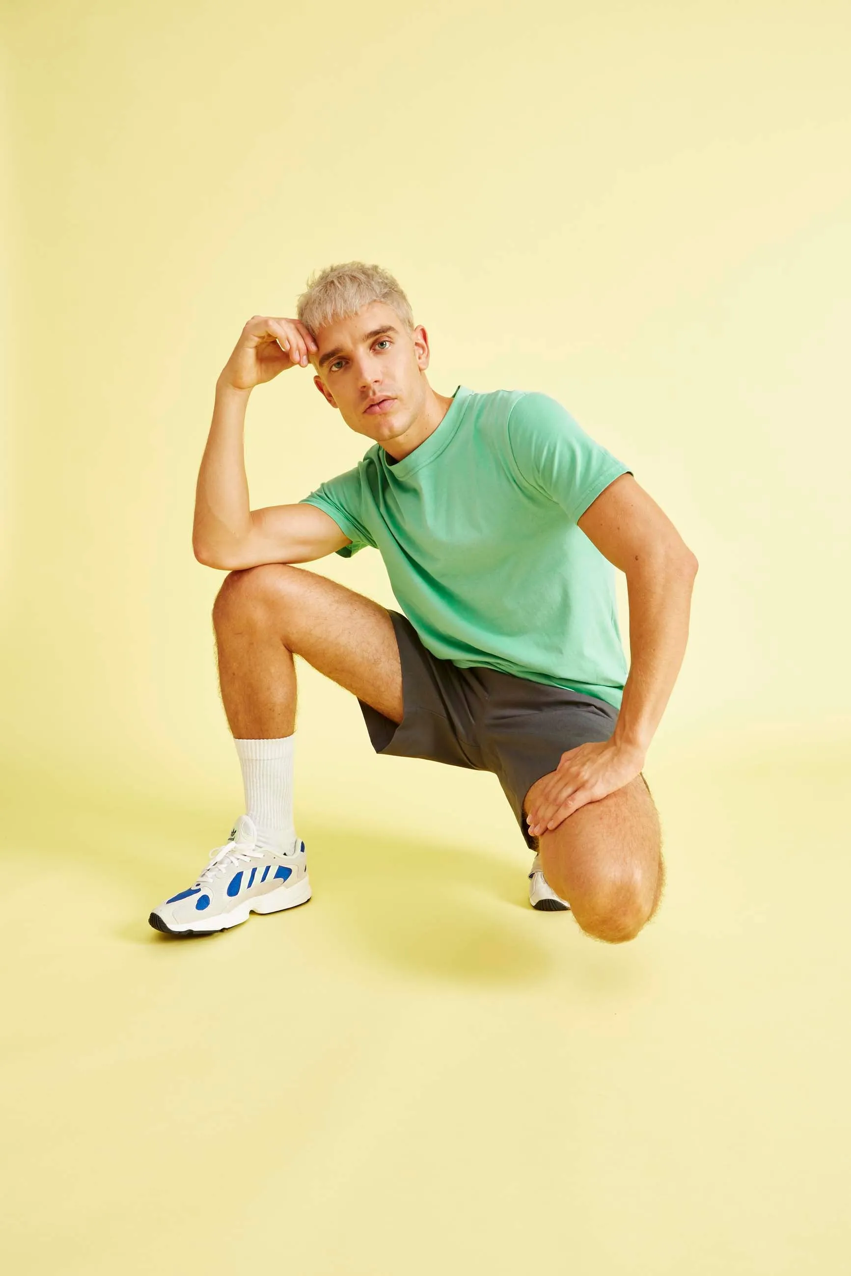 Organic Cotton COLBY T-Shirt - Light Green Givn Berlin