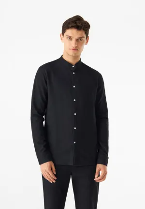 Organic Cotton Flannel Shirt WES - Anthracite Givn Berlin