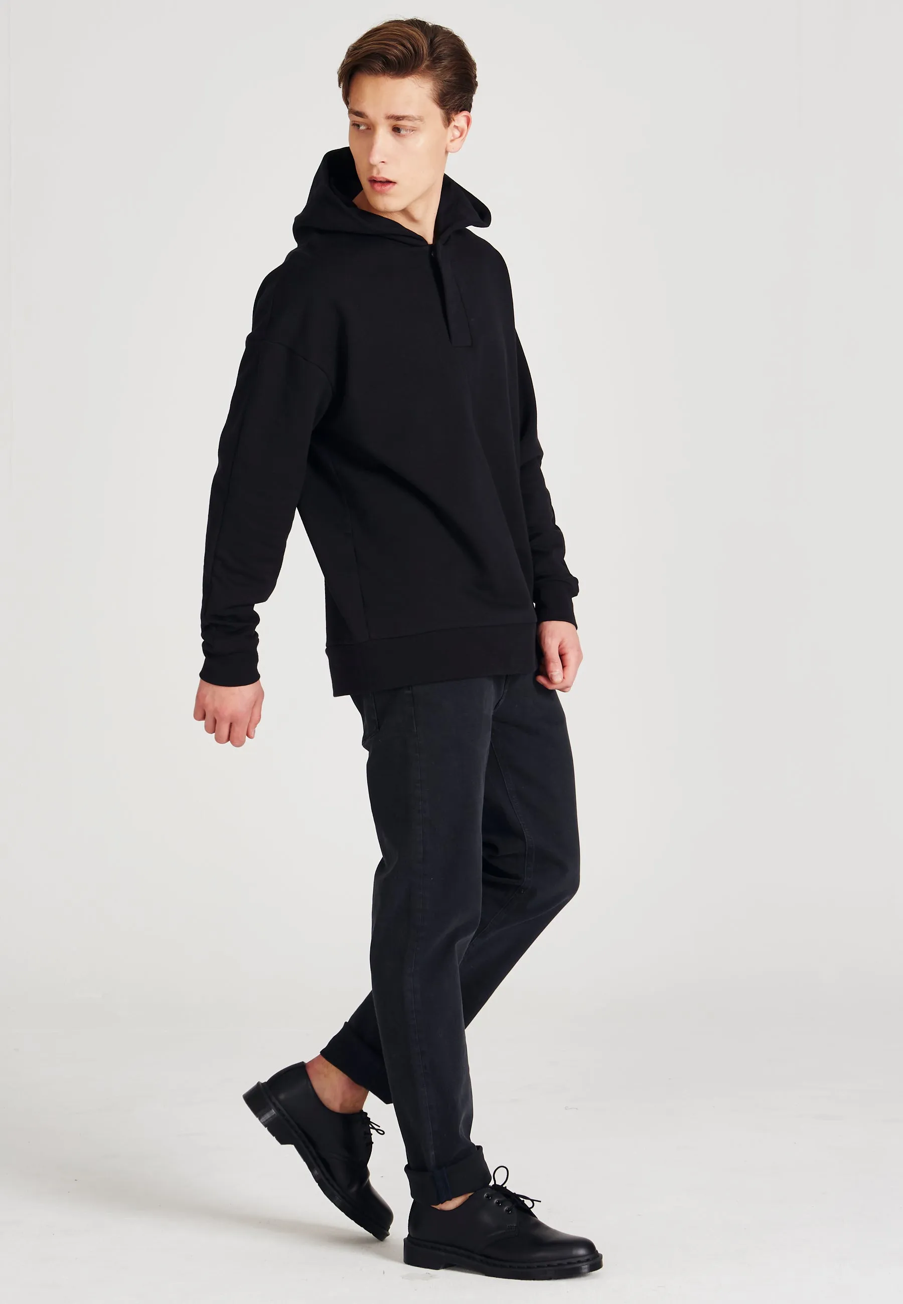 Organic Cotton Hoodie WILL - Black Givn Berlin