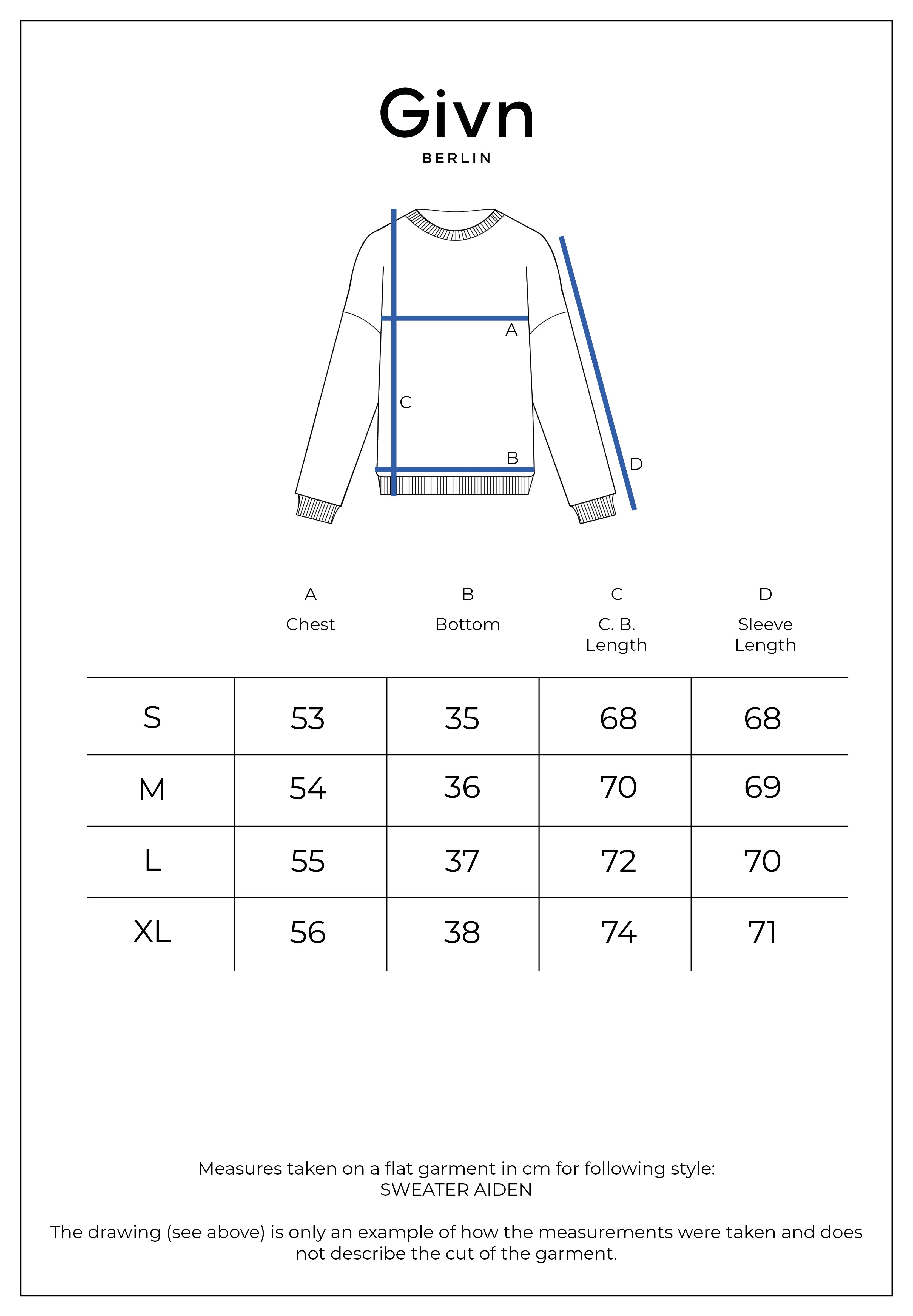 Organic Cotton Knit Sweater AIDEN - Golden Oak (Melange) Givn Berlin