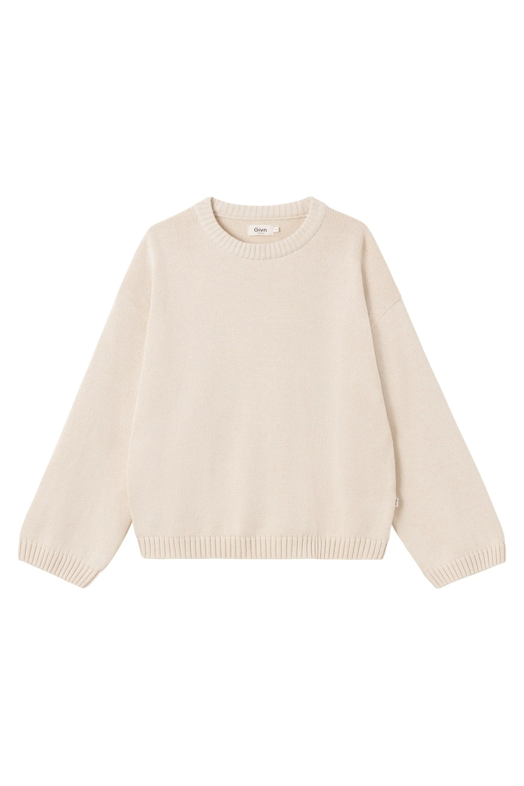 Organic Cotton Knit Sweater BECKY - Undyed Givn Berlin
