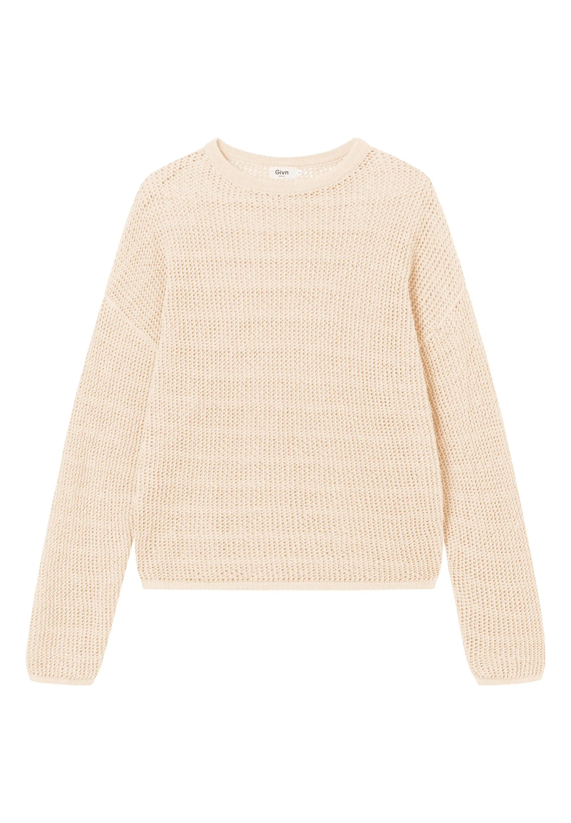 Organic Cotton Knit Sweater BRIANA - Off White Givn Berlin