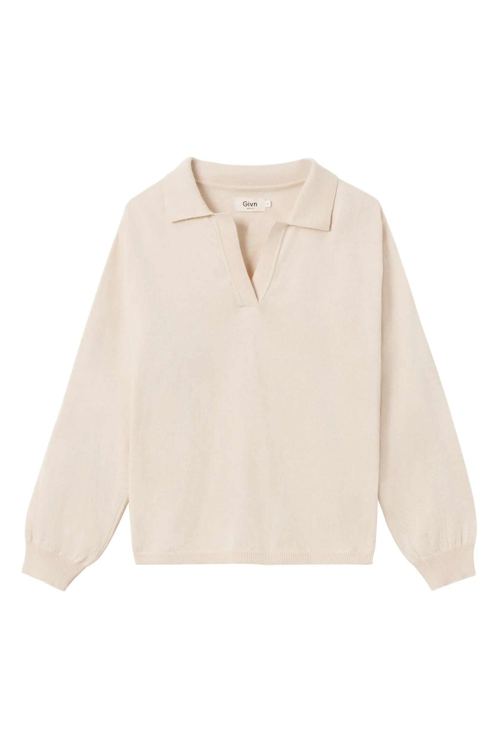 Organic Cotton Knit Sweater CAMILLA - Undyed Givn Berlin