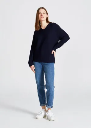 Organic Cotton Knit Sweater CHELSEA - Blue Givn Berlin