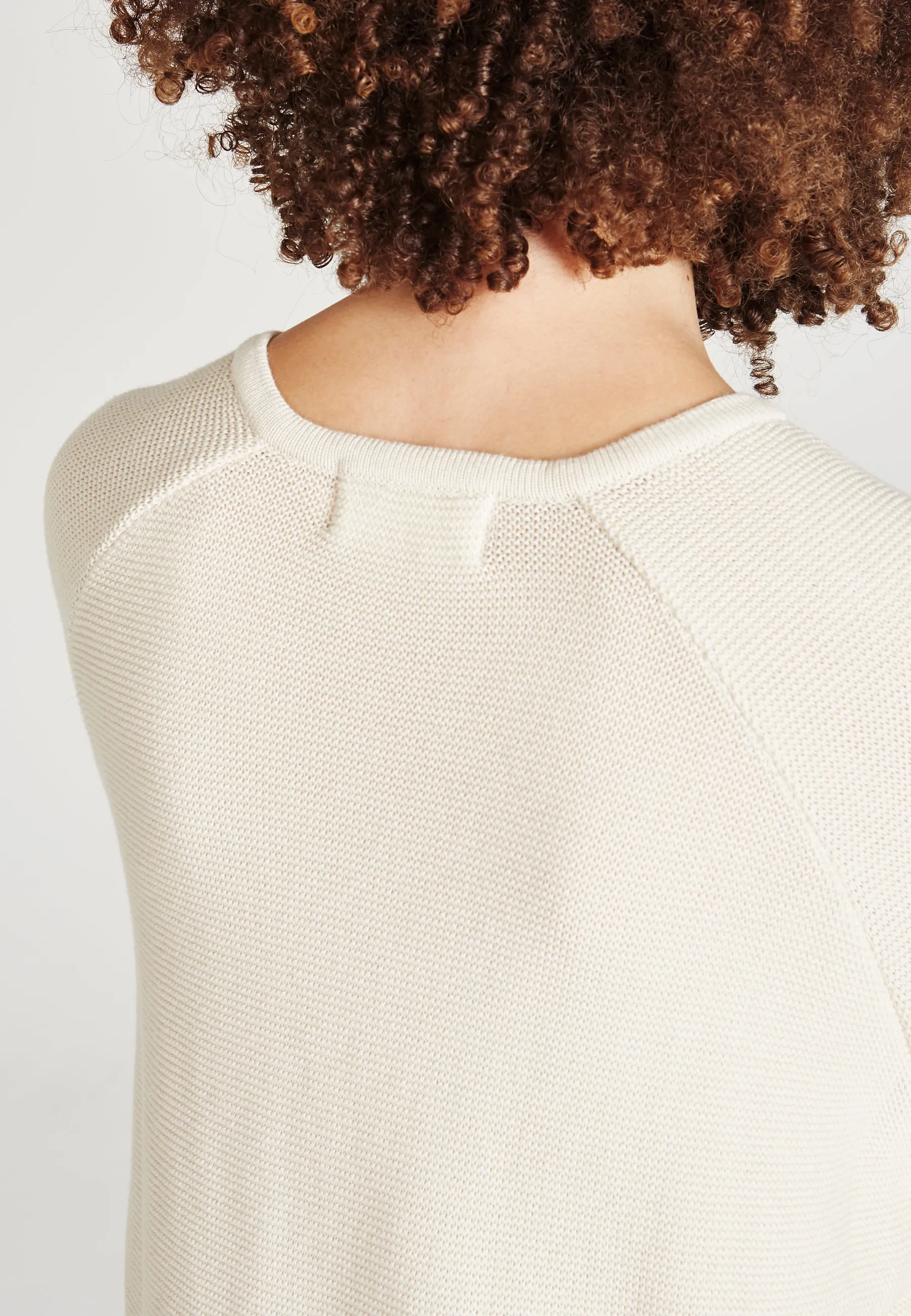 Organic Cotton Knit Sweater CHELSEA - Light Beige Givn Berlin
