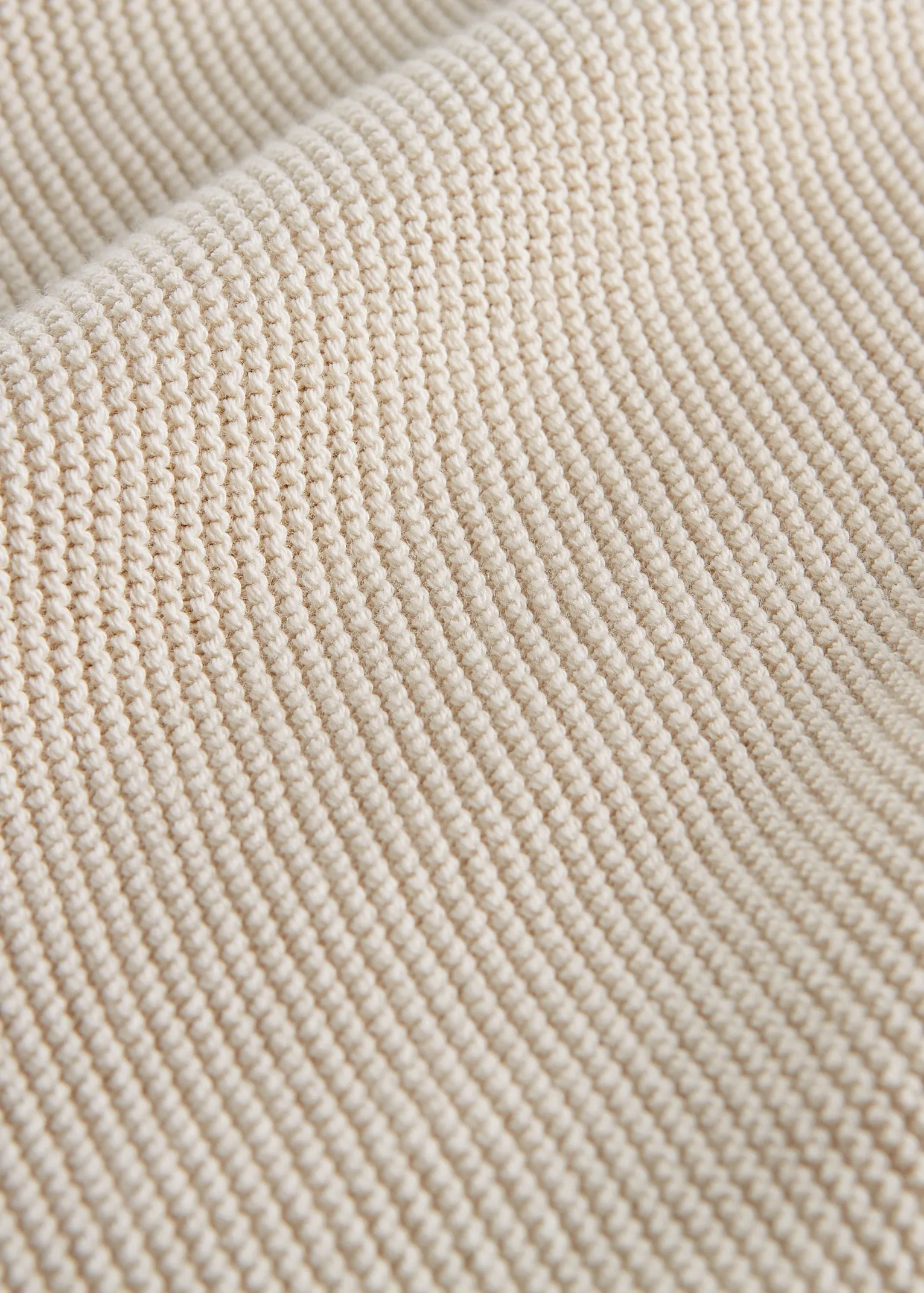 Organic Cotton Knit Sweater CHELSEA - Light Beige Givn Berlin