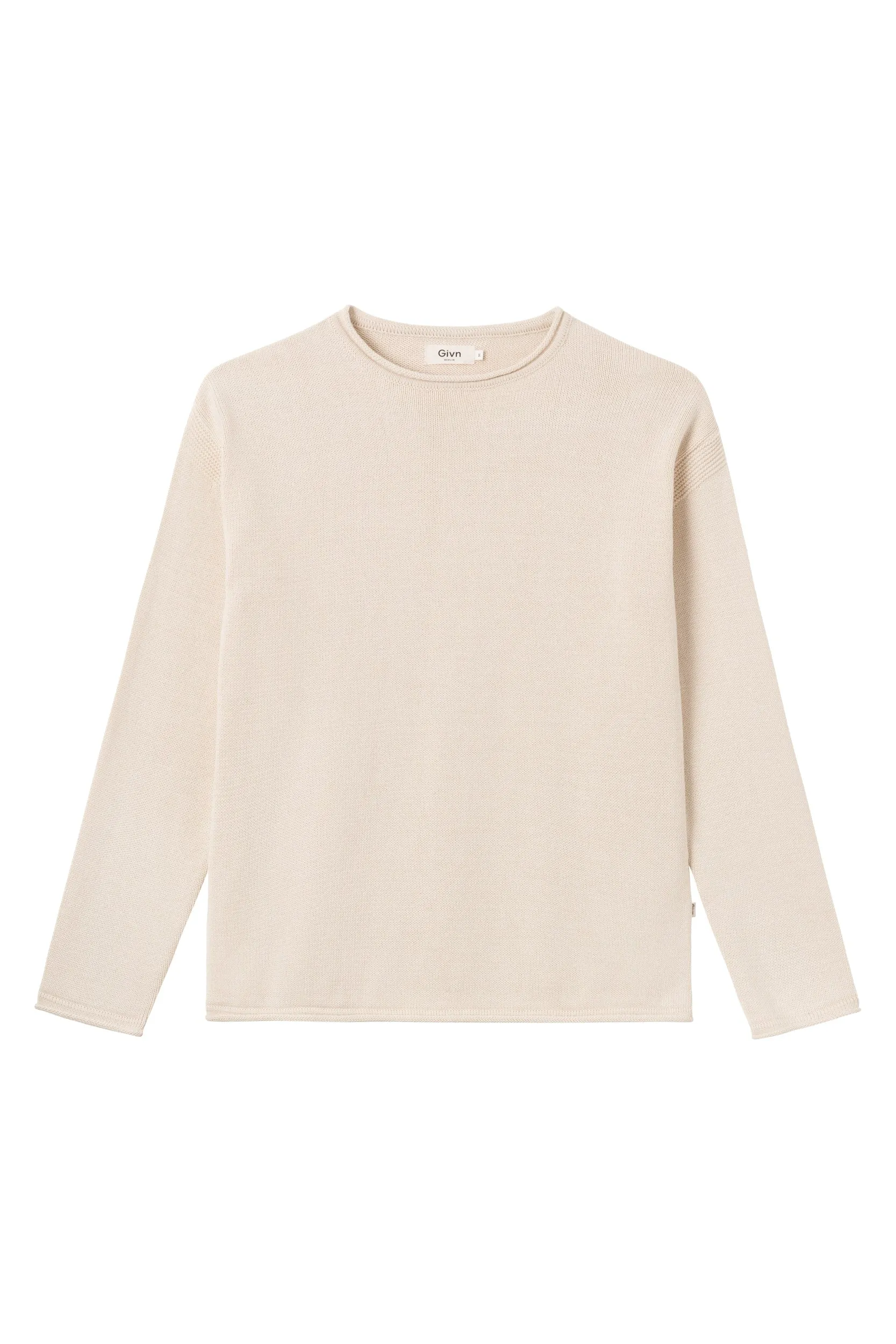 Organic Cotton Knit Sweater DANNY - Undyed Givn Berlin