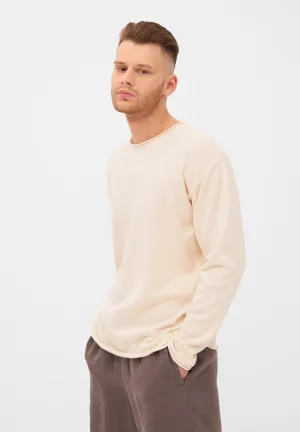 Organic Cotton Knit Sweater DENIS - Off White Givn Berlin