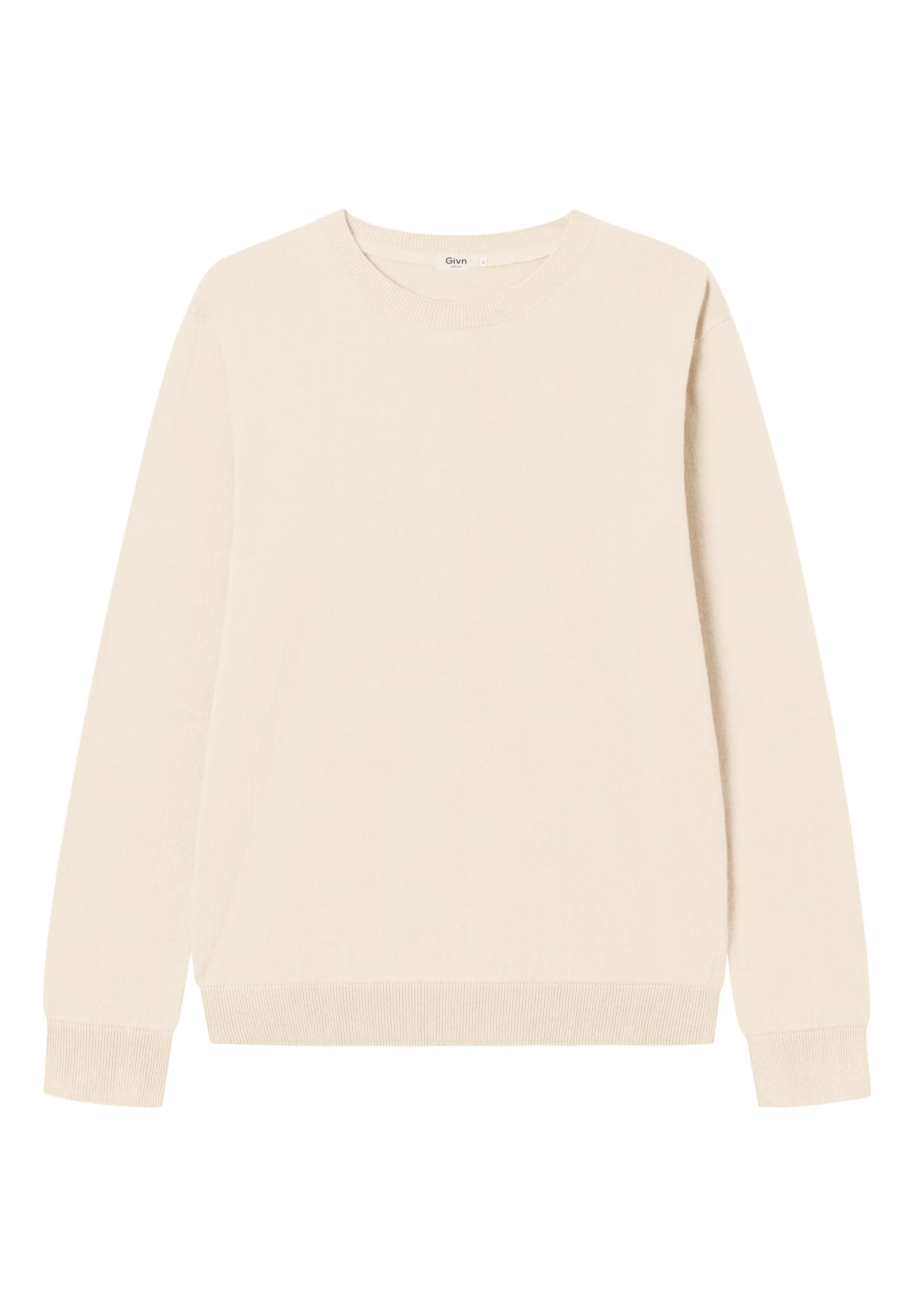Organic Cotton Knit Sweater EDDIE - Off White Givn Berlin
