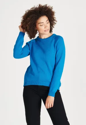 Organic Cotton Knit Sweater ERICA - Imperial Blue Givn Berlin