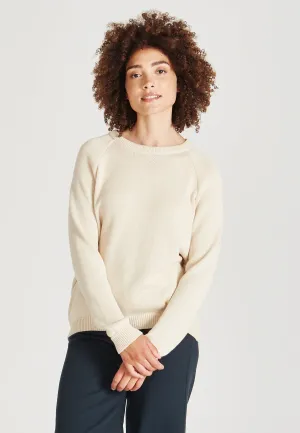 Organic Cotton Knit Sweater ERICA - Light Beige Givn Berlin