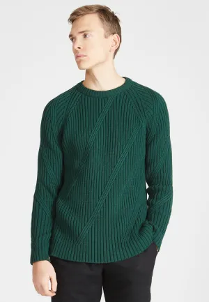 Organic Cotton Knit Sweater JULIAN - Cedar Green Givn Berlin