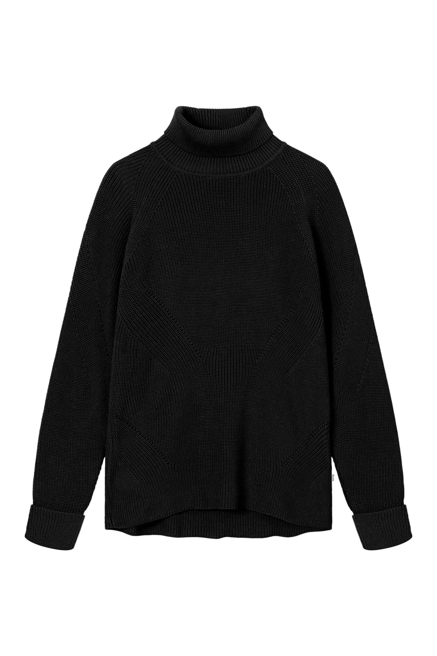 Organic Cotton Knit Sweater MALIKA - Black Givn Berlin