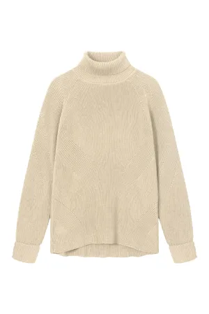 Organic Cotton Knit Sweater MALIKA - Undyed Givn Berlin