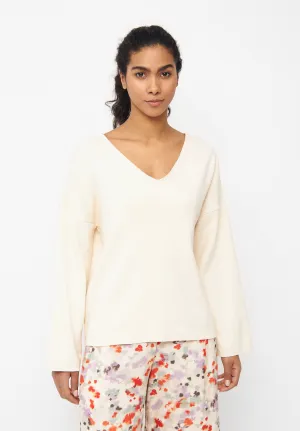 Organic Cotton Knit Sweater PALOMA - Off White Givn Berlin