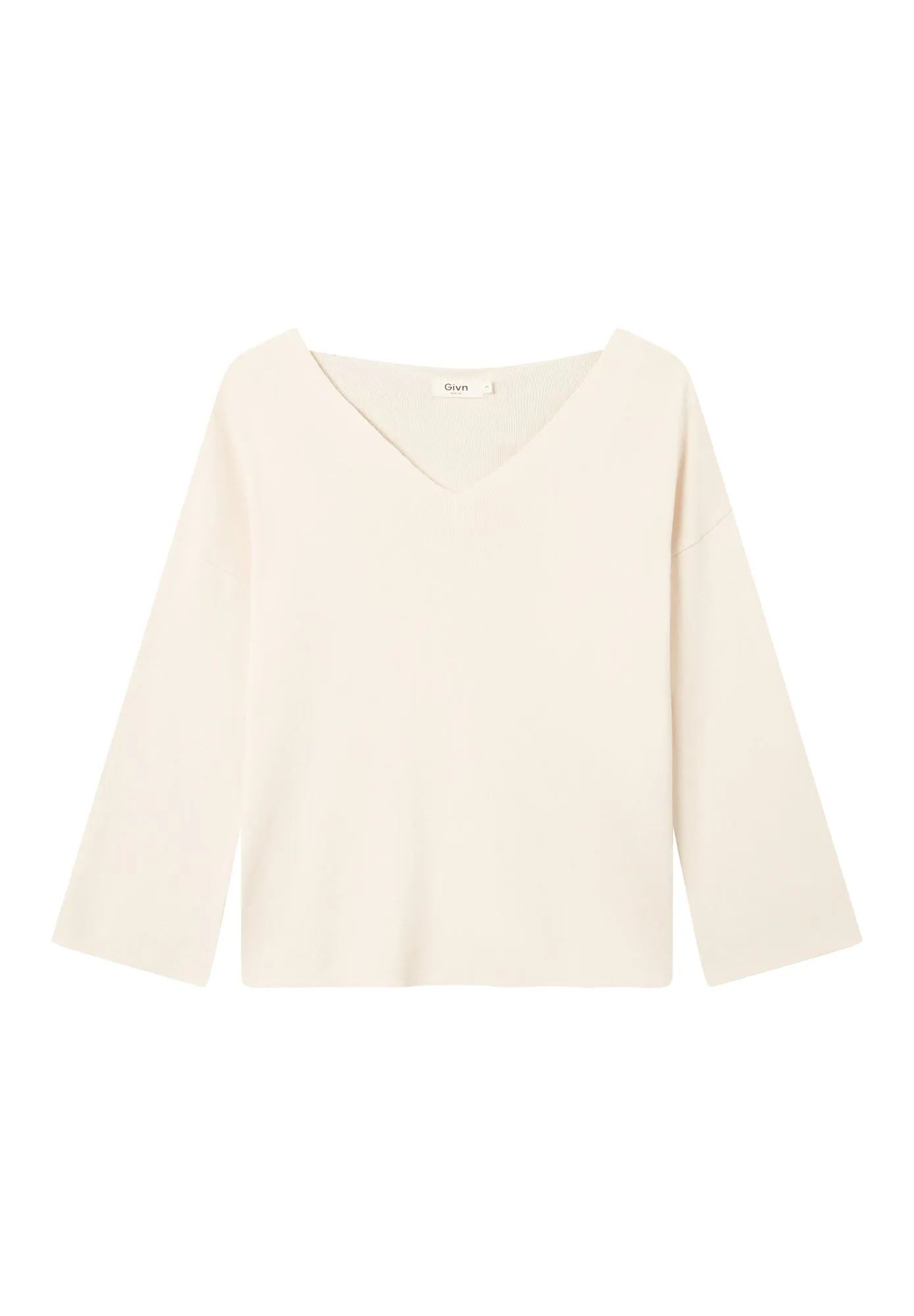 Organic Cotton Knit Sweater PALOMA - Off White Givn Berlin