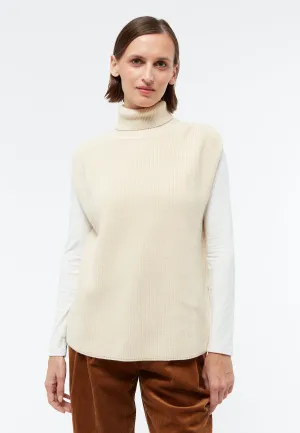 Organic Cotton Knitted Sweater KEIRA - Undyed Givn Berlin