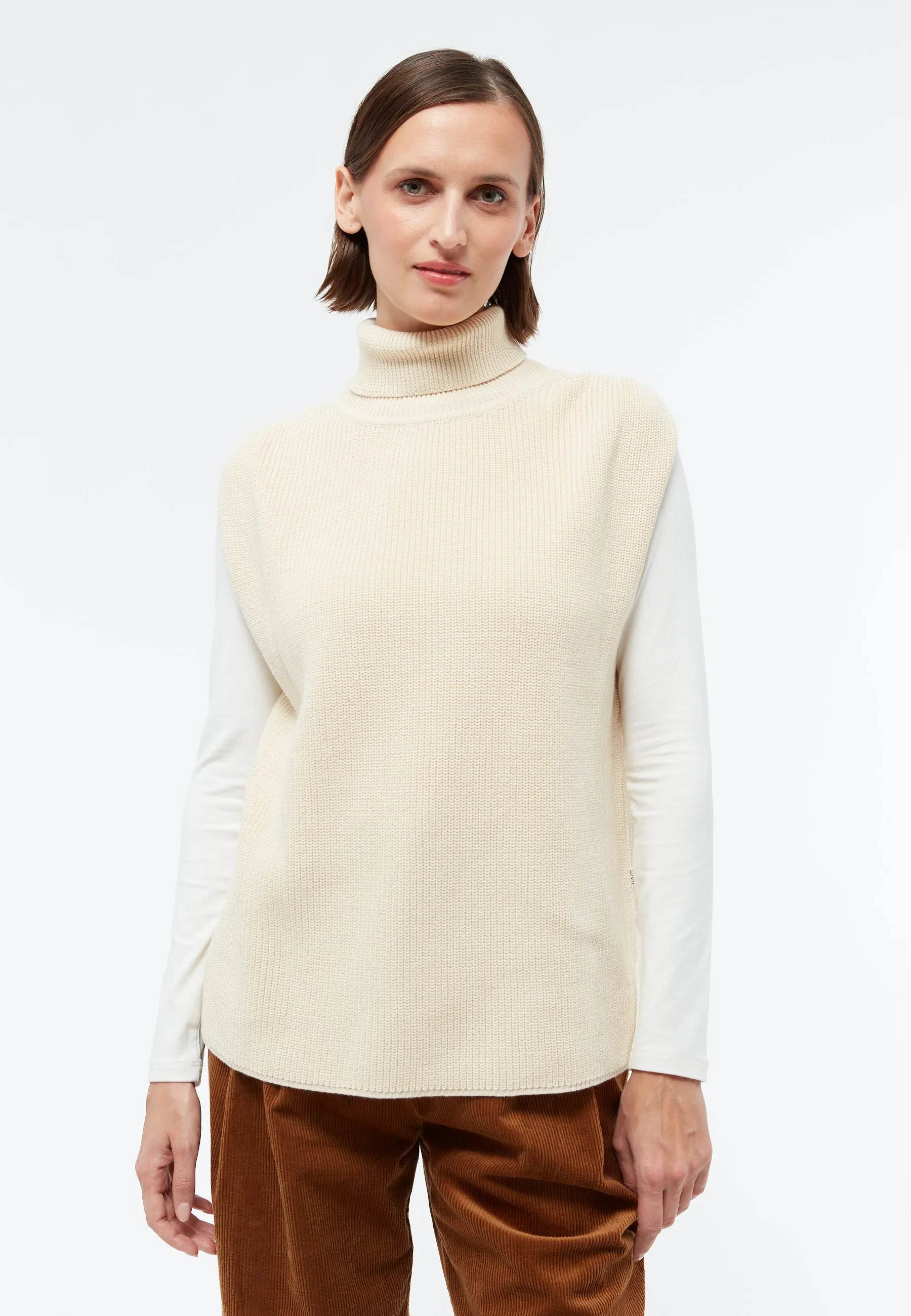 Organic Cotton Knitted Sweater KEIRA - Undyed Givn Berlin
