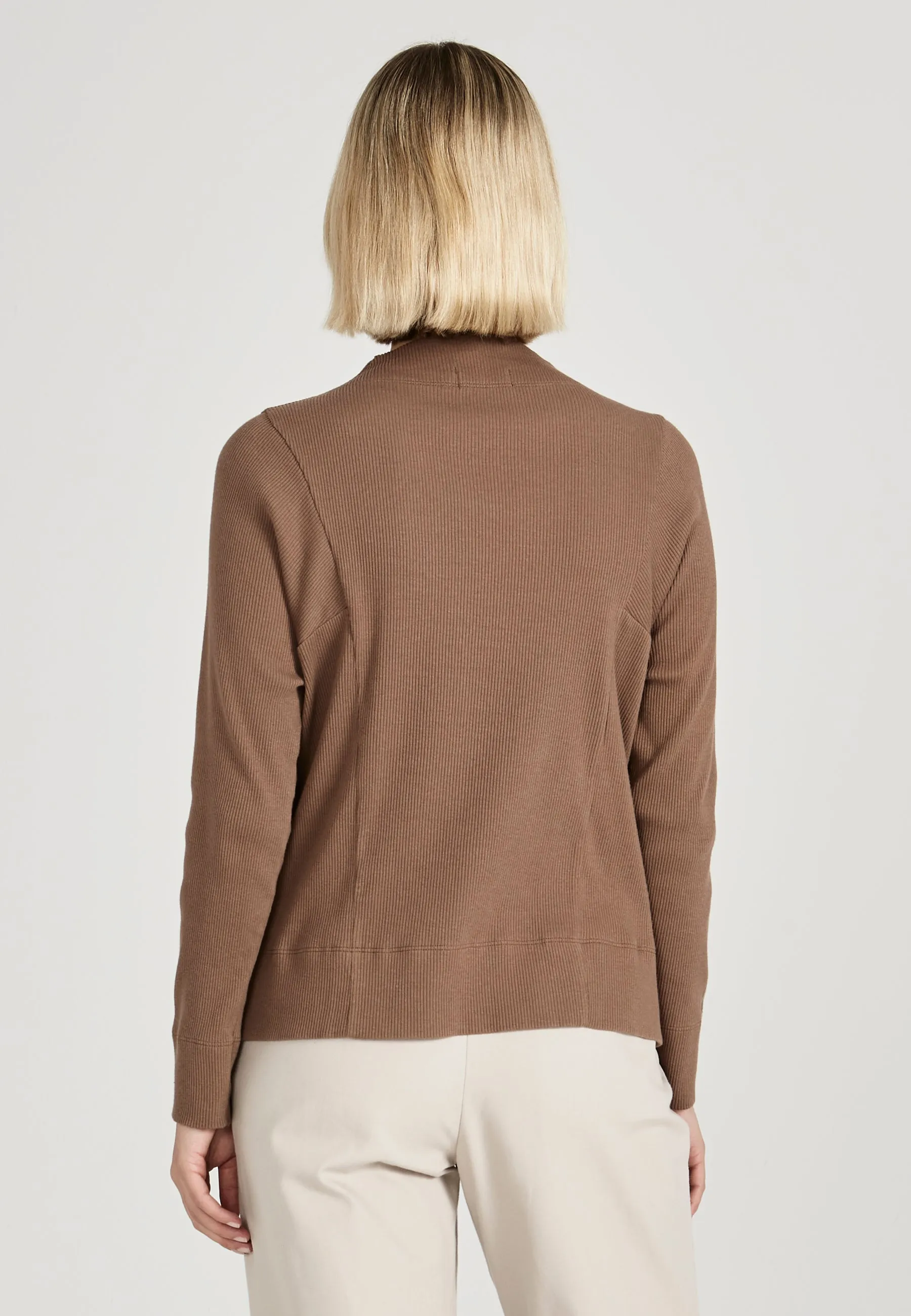 Organic Cotton Longsleeve LUISA - Muddy Brown Givn Berlin