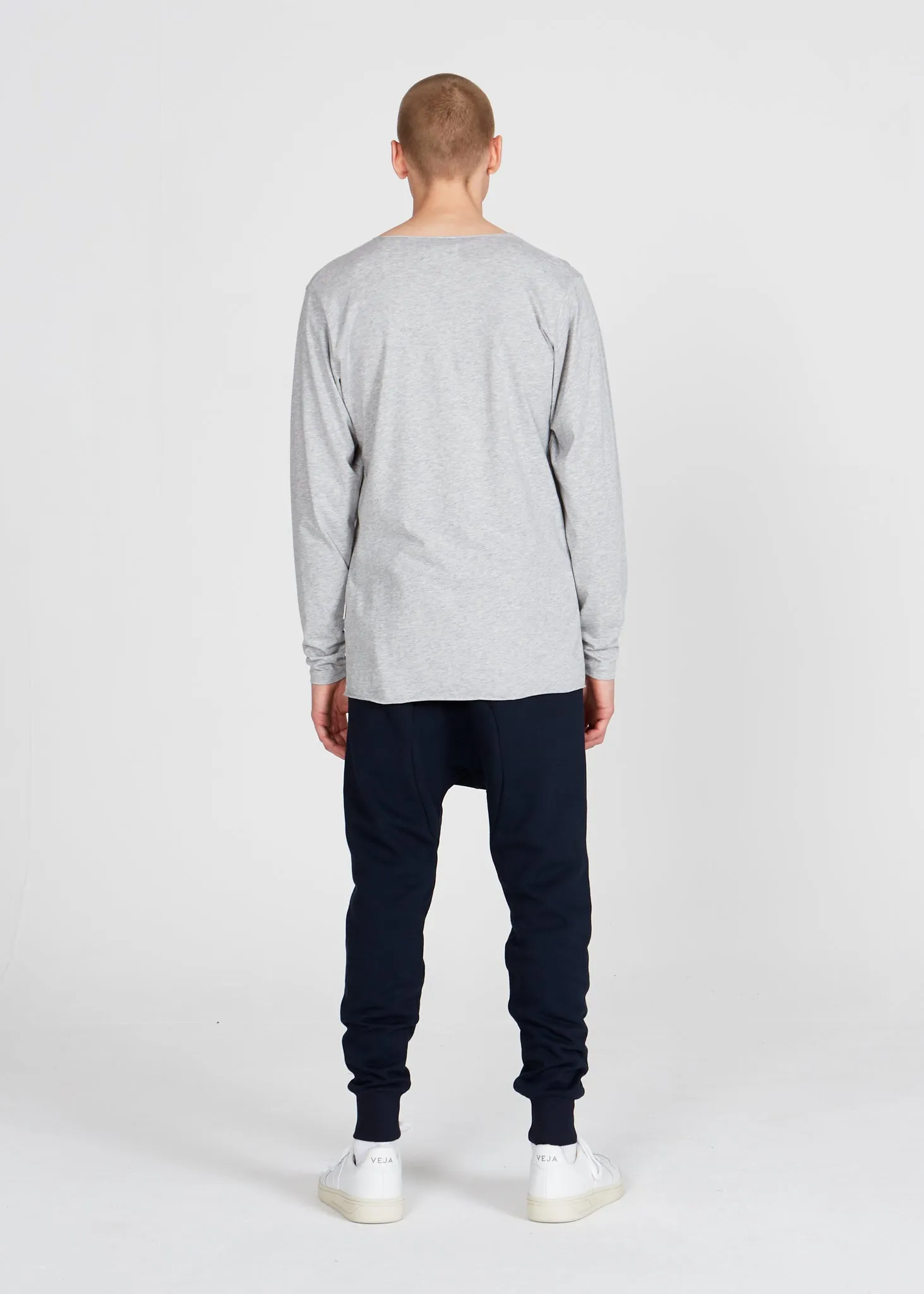 Organic cotton longsleeve MELVIN - Mercury Grey Givn Berlin