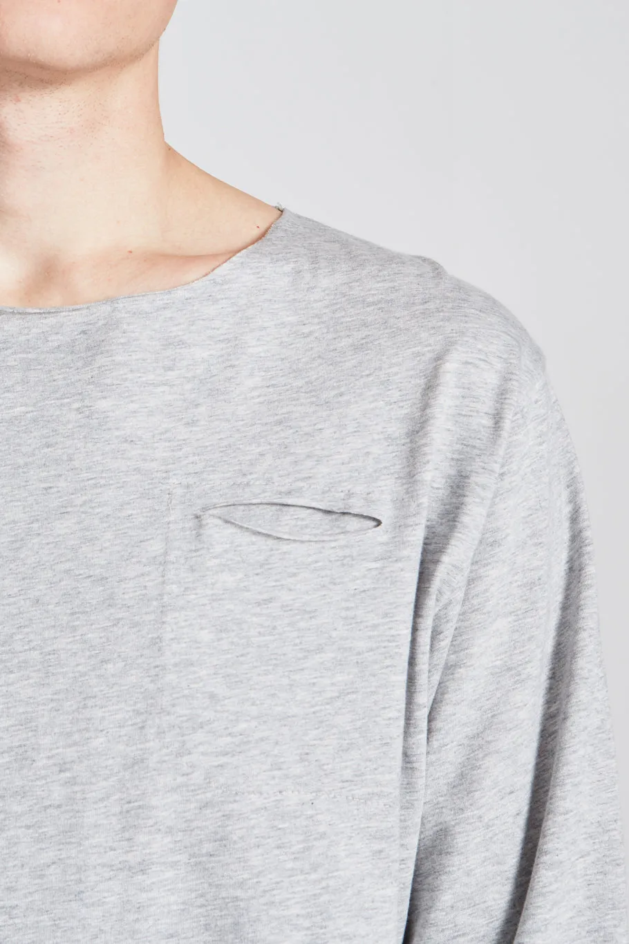 Organic cotton longsleeve MELVIN - Mercury Grey Givn Berlin
