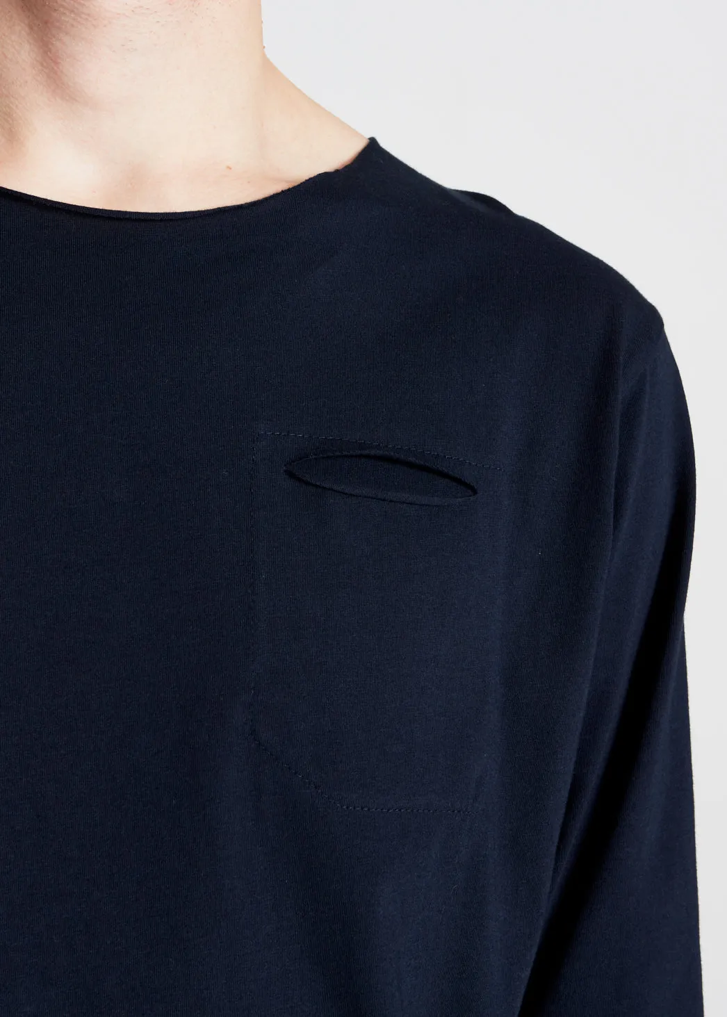 Organic cotton longsleeve MELVIN - Midnight Blue Givn Berlin
