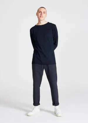 Organic cotton longsleeve MELVIN - Midnight Blue Givn Berlin