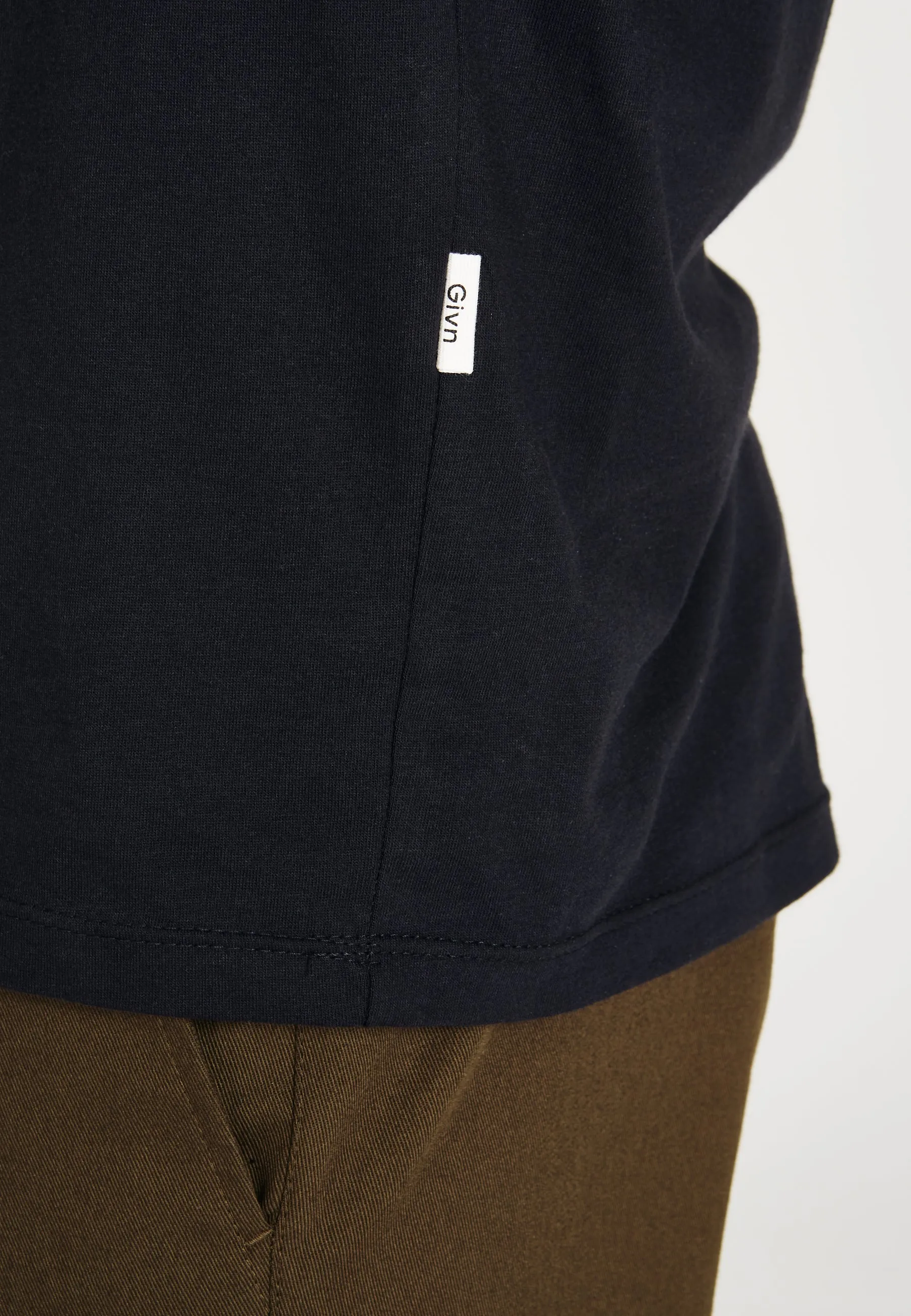 Organic Cotton Longsleeve REUBEN - Black Givn Berlin